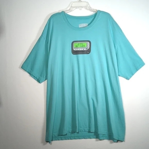 "JENNY 867-5309" 80s Beeper T-shirt 2XL - Picture 2 of 3